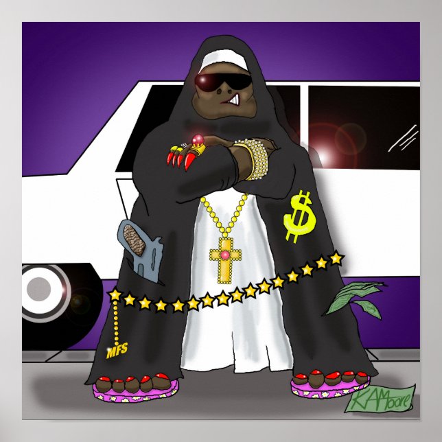 Poster "Motha-Soo-Peer-i-Yah - Por Kev Moore (Frente)