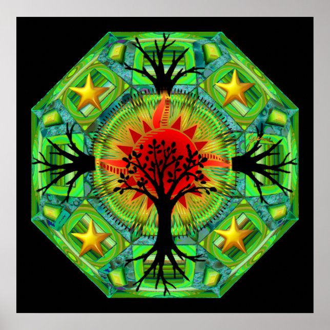 Poster Mother Earth Print (Frente)