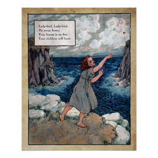 Pôster mother goose nursery rhymes 5