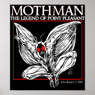 Poster Mothman: A Lenda do Agradável Ponto