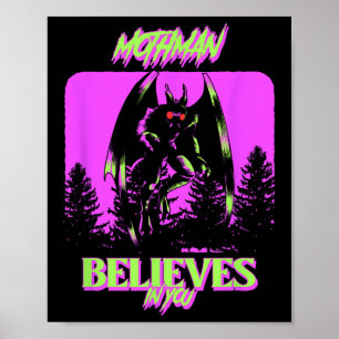 Poster Mothman - Mothman Acredita Em Você