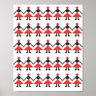 Poster Motif tradicional romeno, Motif tradicional romeno