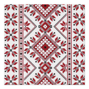 Pôster Motif tradicional romeno, Motif tradicional romeno