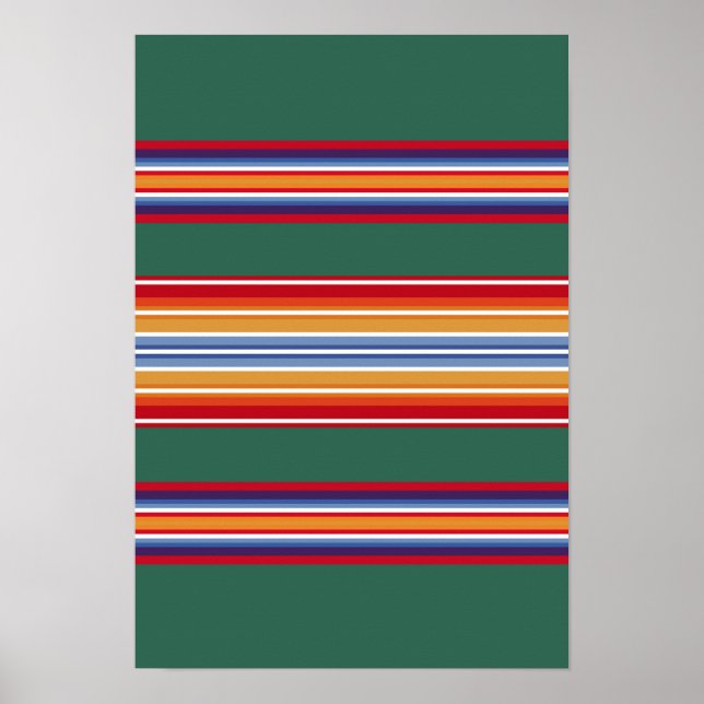 Poster motifs têxteis tradicionais indígenas da américa (Frente)