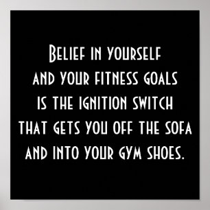 Pôster Motivação ao exercício