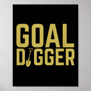 Poster Motivação da Equipe de Vendas Engraçado do Digger 