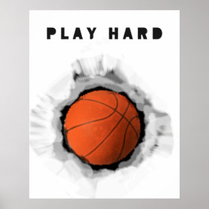 Poster Motivação de Basquetebol