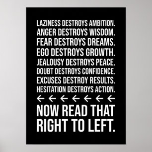 Poster Motivação De Êxito, Gym, Hustle, Grind Insp