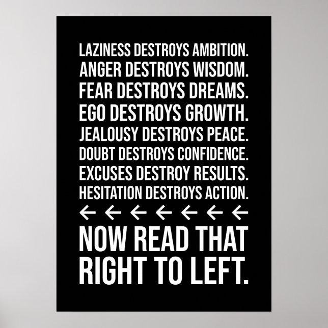 Poster Motivação De Êxito, Gym, Hustle, Grind Insp (Frente)