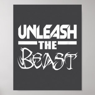 Poster Motivação de Treino de Academia Unleahe C380