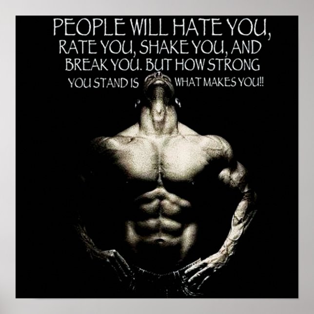 Poster Motivação de Workout (Frente)