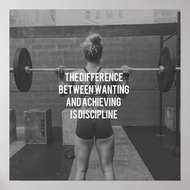 Pôster Motivação de Workout (Frente)