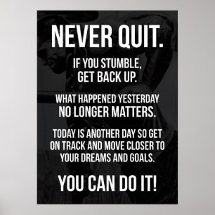 Pôster Motivação de Workout