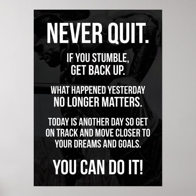 Pôster Motivação de Workout (Frente)