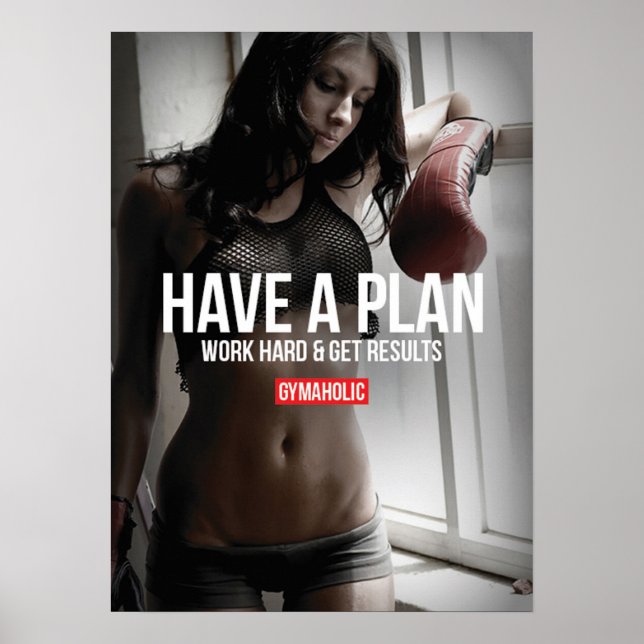 Pôster Motivação de Workout (Frente)