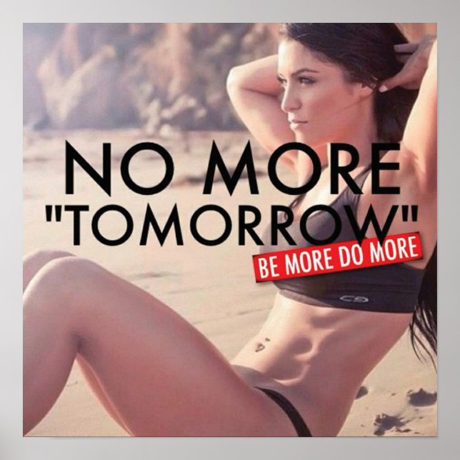 Pôster Motivação de Workout (Frente)