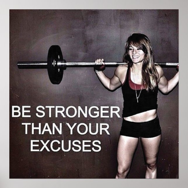 Poster Motivação de Workout (Frente)