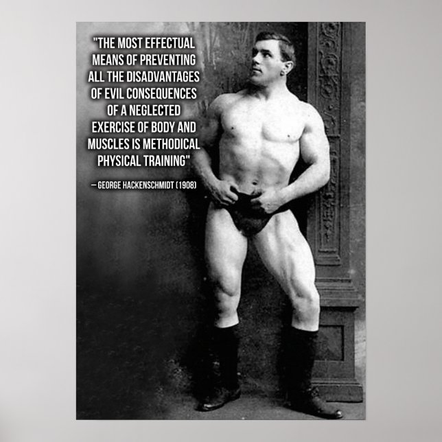 Pôster Motivação de Workout (Frente)