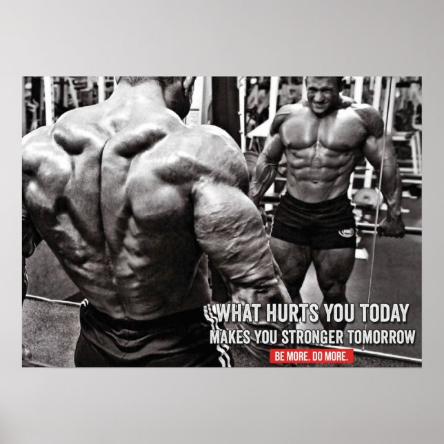 Pôster Motivação de Workout (Frente)