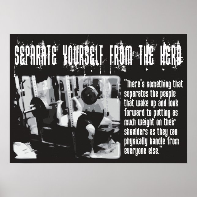 Pôster Motivação de Workout (Frente)