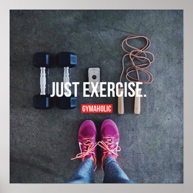 Pôster Motivação de Workout (Frente)