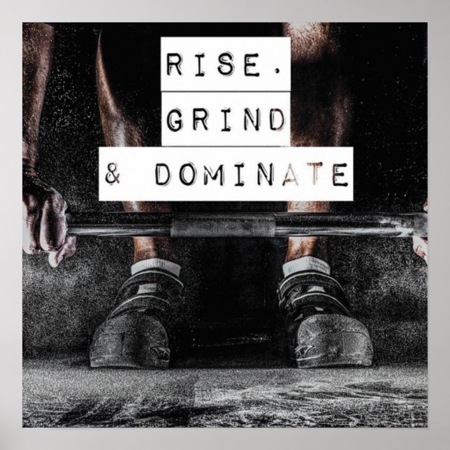 Pôster Motivação de Workout (Frente)