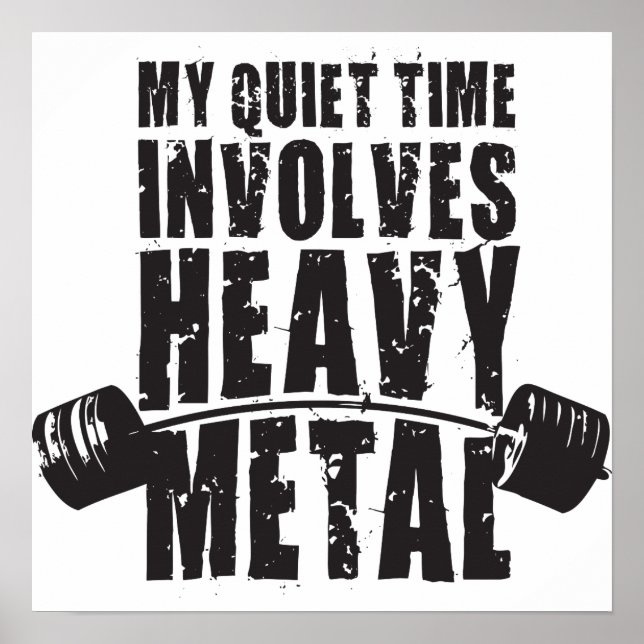 Pôster Motivação de Workout (Frente)