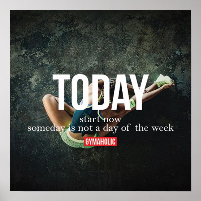 Pôster Motivação de Workout (Frente)