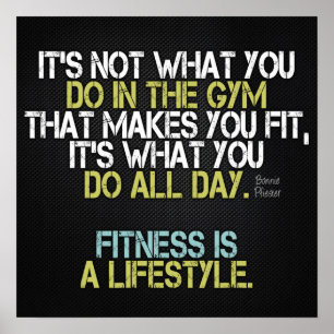 Poster Motivação de Workout