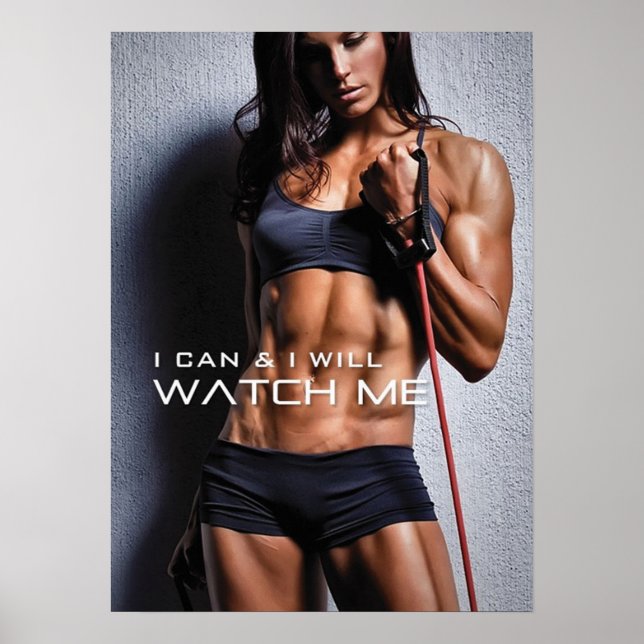 Poster Motivação de Workout (Frente)