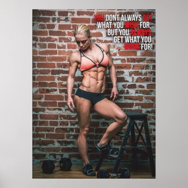 Poster Motivação de Workout (Frente)