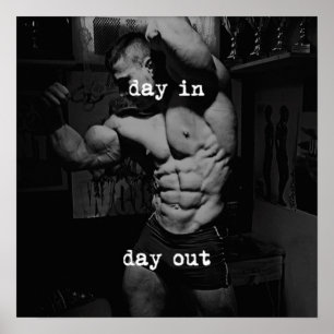 Poster Motivação de Workout