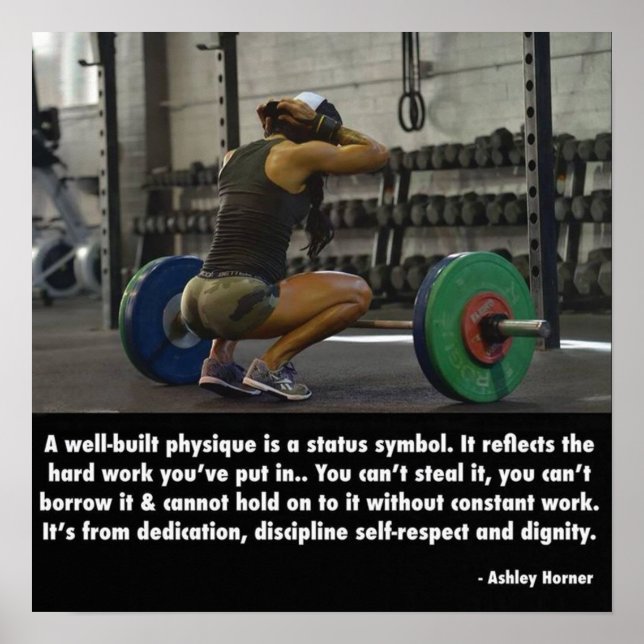 Poster Motivação de Workout (Frente)