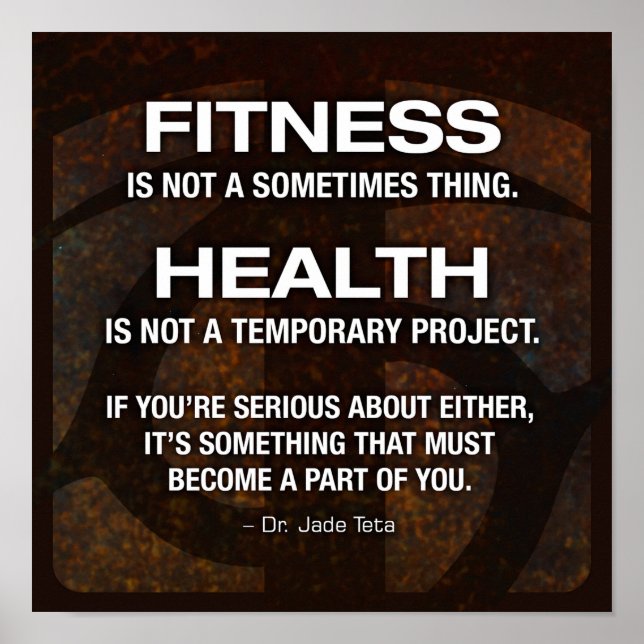 Poster Motivação de Workout (Frente)