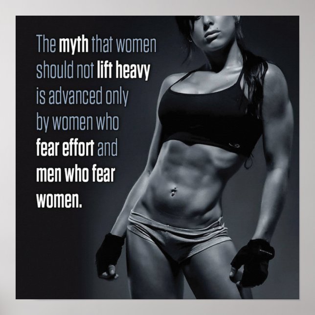 Pôster Motivação de Workout (Frente)