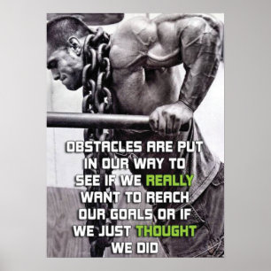 Poster Motivação de Workout