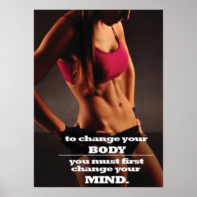 Pôster Motivação de Workout (Frente)