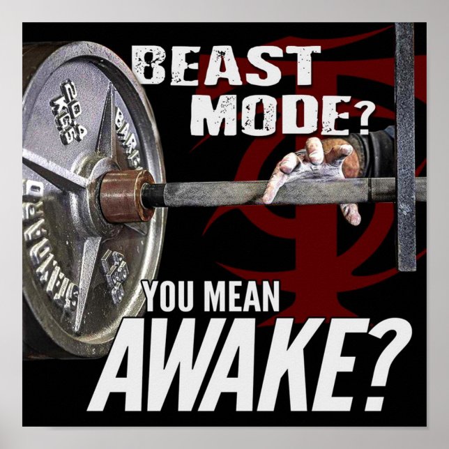 Poster Motivação de Workout (Frente)