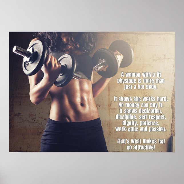 Poster Motivação de Workout (Frente)