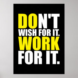 Poster Motivação de Workout