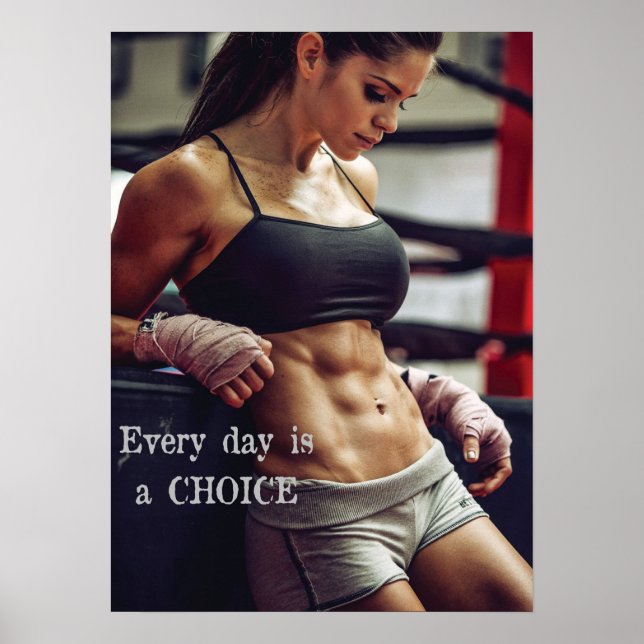 Pôster Motivação de Workout (Frente)