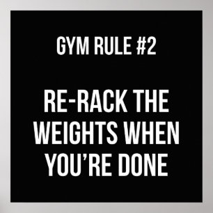 Poster Motivação de Workout