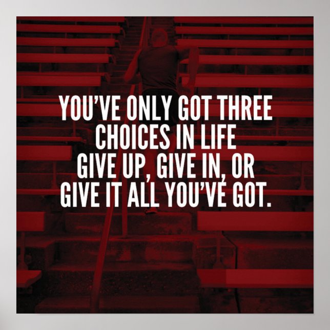 Poster Motivação de Workout (Frente)