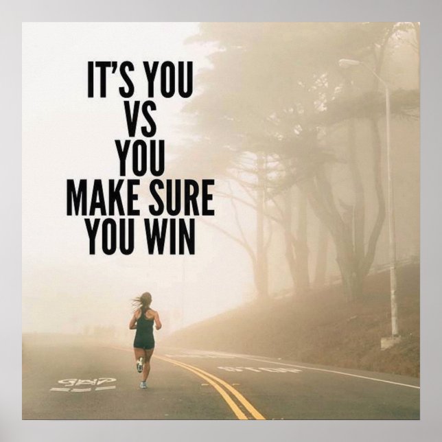 Pôster Motivação de Workout (Frente)