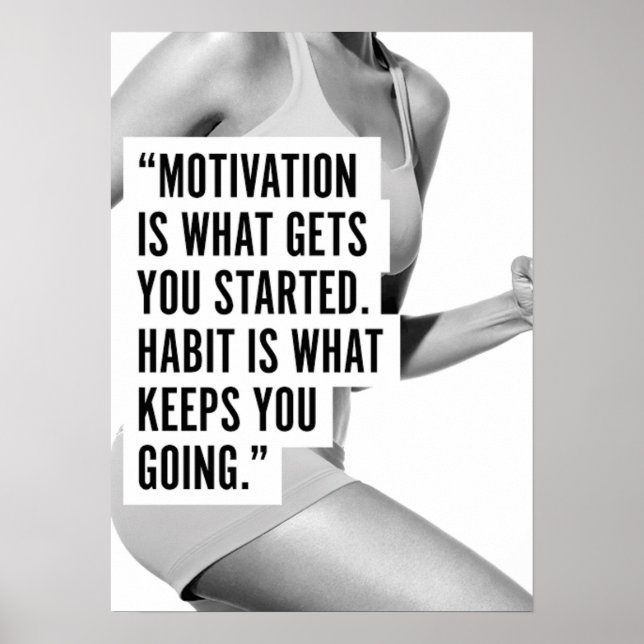 Poster Motivação de Workout (Frente)