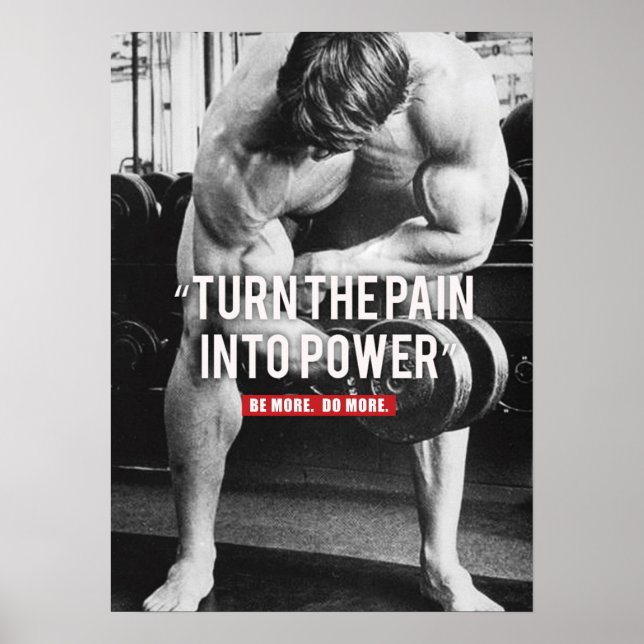 Pôster Motivação de Workout (Frente)