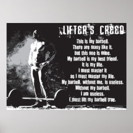 Poster Motivação de Workout