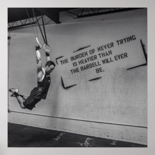 Poster Motivação de Workout