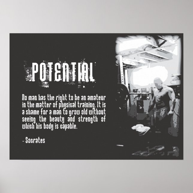 Poster Motivação de Workout (Frente)