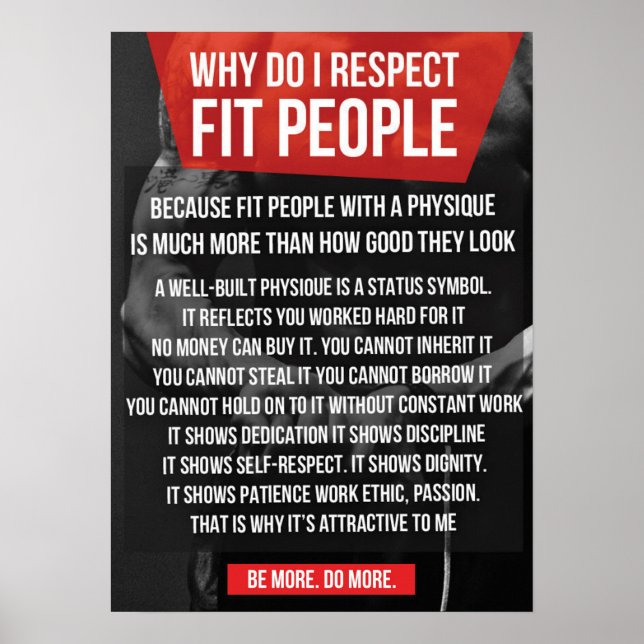 Poster Motivação de Workout (Frente)